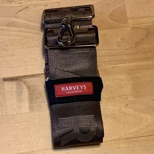 Harveys Seatbelt NWOT Brown Monogram CNC Strap